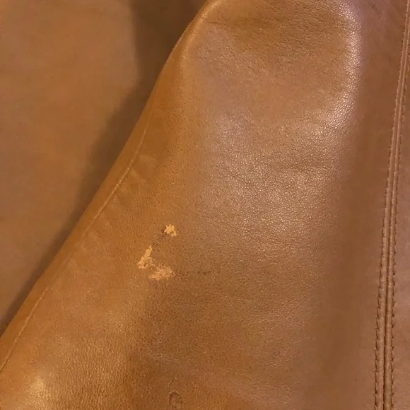 Ann Taylor womens Carmel real leather jacket - Picture 6 of 6